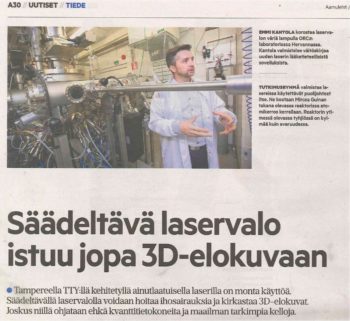 Aamulehti, 6.07.2014